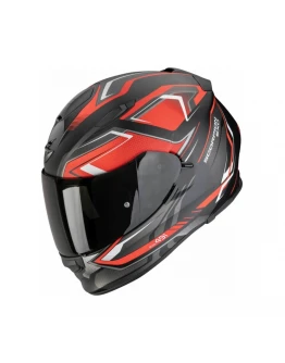 Cască integrală SCORPION EXO-491 ZUMO - Negru mat/Rosu