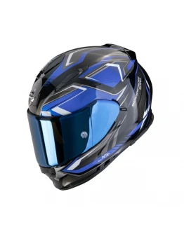 Cască integrală SCORPION EXO-491 ZUMO - Negru/Albastru