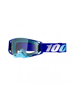 Ochelari 100% ARMEGA ROYAL - Albastru cu lentila transparenta