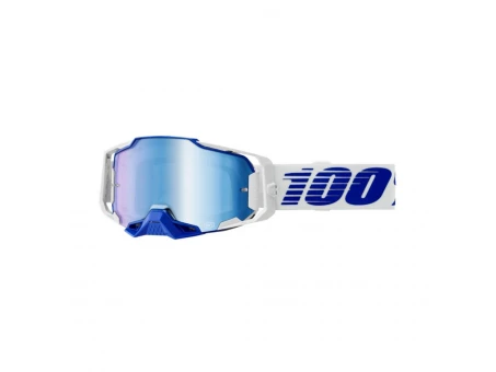 Ochelari 100% Armega Blue - Albastru/Alb cu lentila albastra