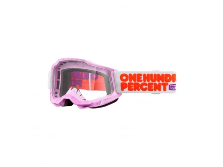 Ochelari Off-Road Moto 100% ACCURI 2 - Roz/Rosu | 50013-00049