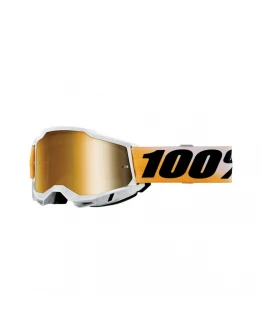 Ochelari 100% ACCURI 2 SHIV - alb,Negru,Galben cu lentila aurie