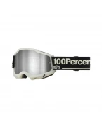 Ochelari moto 100% Accuri 2 Glow Mirror Silver Lens - Negru/Gri | 50014-00048