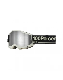 Ochelari moto 100% Accuri 2 Glow Mirror Silver Lens - Negru/Gri
