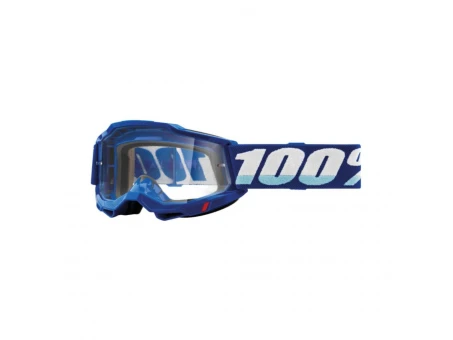 Ochelari Off Road 100% Accuri 2 Enduro Moto Blue - Albastru/Alb