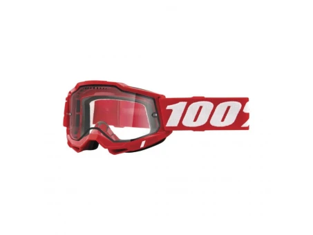 Ochelari 100% Accuri 2 Enduro Moto Red - Rosu/Alb