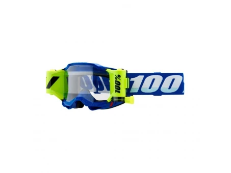 Ochelari Off Road 100% Accuri 2 Forecast Roll-Off Blue - Albastru/Alb/Galben fluor