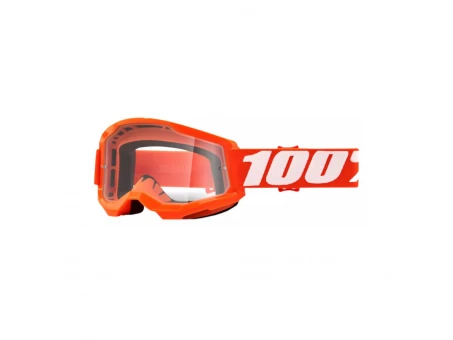 Ochelari 100% STRATA 2 Orange - Portocaliu/Alb cu lentila transparenta