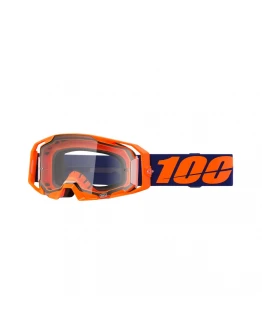 Ochelari Motocross 100% Armatic Orange Lentilă Clara - Portocaliu/Mov	