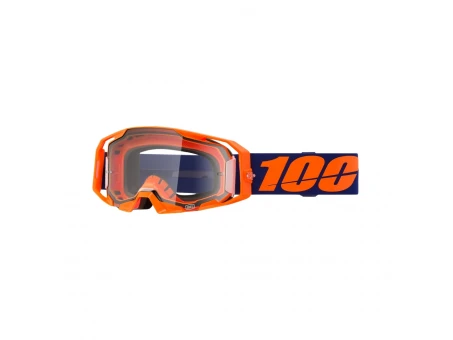 Ochelari Motocross 100% Armatic Orange Lentilă Clara - Portocaliu/Mov | 50059-00003
