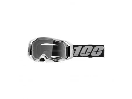Ochelari Motocross 100% Armatic RapidRacer Lentilă Clara - Gri/Negru | 50059-00007