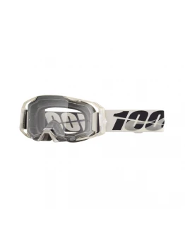 Ochelari Motocross 100% Armatic Pitch Lentilă Clara - Gri/Negru