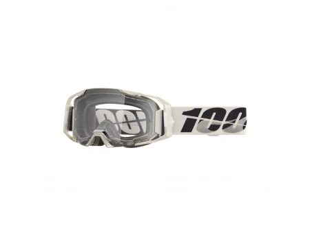 Ochelari Motocross 100% Armatic Pitch Lentilă Clara - Gri/Negru | 50059-00010