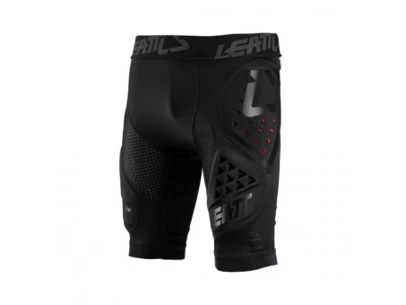 Pantaloni scurti cu protectii LEATT Impact Shorts 3DF 3.0 -  Negru