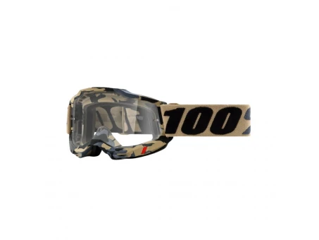 Ochelari 100% ACCURI 2 Tarmac - Camo cu lentila transparenta