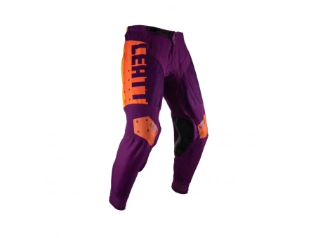 Pantaloni LEATT 4.5 Indigo - Mov/Portocaliu