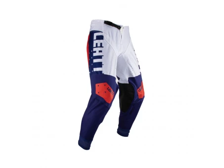 Pantaloni LEATT 4.5 Royal - Albastru/Alb/Rosu