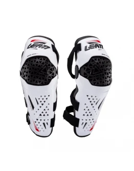 Genunchiere LEATT Dual Axis Pro - alb,Negru