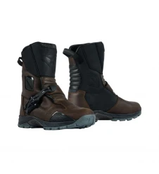 Ghete moto bărbați Touring/Adventure all season Ixon Klay WP MS - Negru/Maro