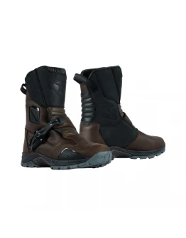 Ghete moto bărbați Touring/Adventure all season Ixon Klay WP MS - Negru/Maro
