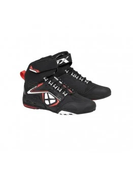Ghete moto Roadster barbati All Season Ixon model Killer WP MS 100% waterproof - Negru,alb,Rosu