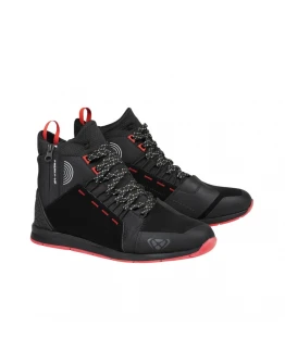 Ghete moto urban bărbați all season Ixon Freaky WP MS - Negru/Rosu