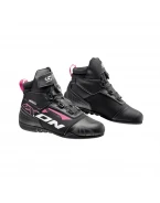 Ghete moto femei all season Ixon Ranker WP LS - Negru/Roz | 5081120051019