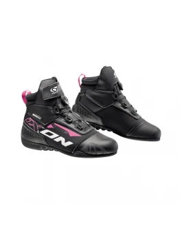 Ghete moto femei all season Ixon Ranker WP LS - Negru/Roz