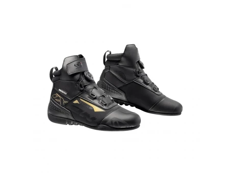 Ghete moto femei all season Ixon Ranker WP LS - Negru/Auriu | 5081120051067