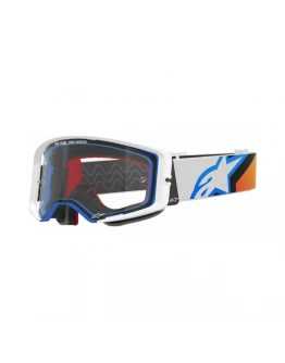 Ochelari cross-enduro ALPINESTARS SUPERTECH CORP GOGGLE - Albastru/Portocaliu	