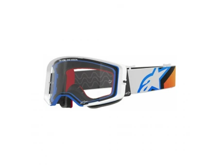 Ochelari cross-enduro ALPINESTARS SUPERTECH CORP GOGGLE - Albastru/Portocaliu | 5100125/7301/TU