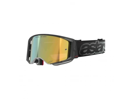 Ochelari cross-enduro ALPINESTARS SUPERTECH VISION VISTA GOGGLE - Negru/Auriu | 5100226/1581/TU