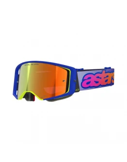 Ochelari cross-enduro ALPINESTARS SUPERTECH VISION VISTA GOGGLE - Albastru/Galben Fluo