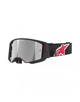Ochelari cross-enduro ALPINESTARS SUPERTECH CORP MIRROR GOGGLE - Negru/Rosu	