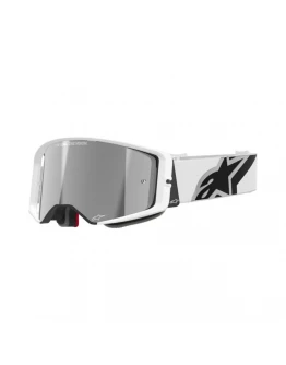 Ochelari cross-enduro ALPINESTARS SUPERTECH CORP MIRROR GOGGLE - Alb/Negru