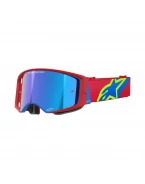 Ochelari cross-enduro ALPINESTARS SUPERTECH CORP MIRROR GOGGLE - Rosu/Albastru | 5100325/3055/TU