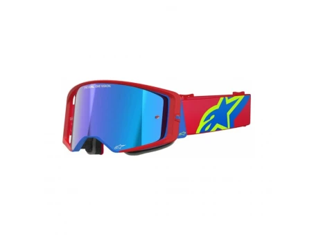 Ochelari cross-enduro ALPINESTARS SUPERTECH CORP MIRROR GOGGLE - Rosu/Albastru | 5100325/3055/TU