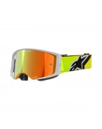 Ochelari cross-enduro ALPINESTARS SUPERTECH CORP MIRROR GOGGLE - Galben fluo/Gri | 5100325/5004/TU
