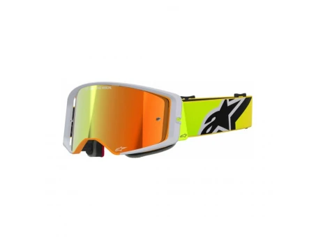 Ochelari cross-enduro ALPINESTARS SUPERTECH CORP MIRROR GOGGLE - Galben fluo/Gri | 5100325/5004/TU