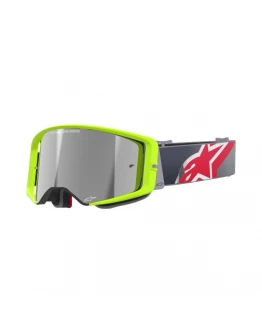 Ochelari cross-enduro ALPINESTARS SUPERTECH CORP MIRROR GOGGLE - Galben fluo/Rosu