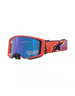 Ochelari cross-enduro ALPINESTARS SUPERTECH VISION CORP GOOGLE - Albastru/Coral