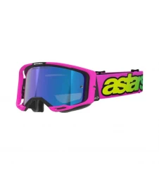 Ochelari cross-enduro Alpinestars Vision 8 Vista - Roz/Galben fluo