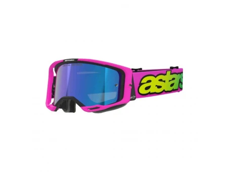 Ochelari cross-enduro Alpinestars Vision 8 Vista - Roz/Galben fluo | 5100426/3159/TU
