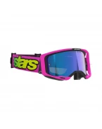 Ochelari cross-enduro Alpinestars Vision 8 Vista - Roz/Galben fluo | 5100426/3159/TU