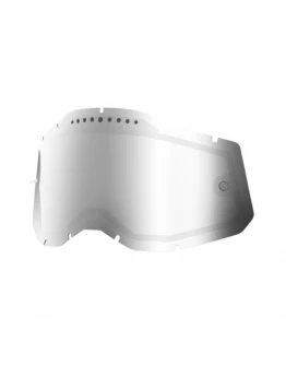 Lentilă ochelarii de schimb 100% Racecraft 2/Accuri 2/Strata 2, Oglinda - Argintiu