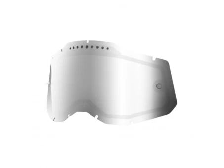 Lentilă ochelarii de schimb 100% Racecraft 2/Accuri 2/Strata 2, Oglinda - Argintiu | 51008-652-01