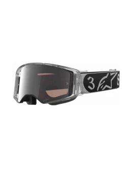 Ochelari cross-enduro Alpinestars Supertech Vision DNGR38 XXV LE - Argintiu