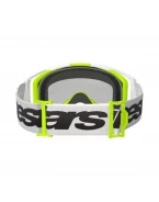 Ochelari cross-enduro ALPINESTARS VISION 8 WORDMARK MIRROR GOGGLE -  Alb/Galben fluo | 5101325/2501/TU