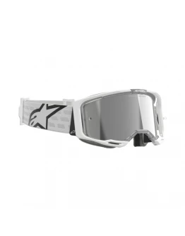 Ochelari cross-enduro ALPINESTARS VISION 8 CORP MIRROR GOGGLE - Alb/Argintiu