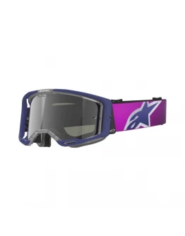 Ochelari cross-enduro ALPINESTARS VISION 8 CORP MIRROR GOGGLE - Mov/Gri/Argintiu